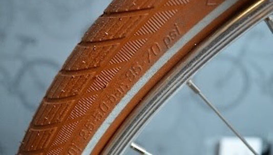 Ebike tire sidewall with PSI