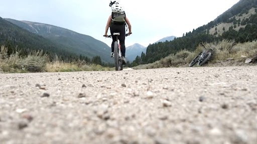 Day 1 bike on trail on fly rides