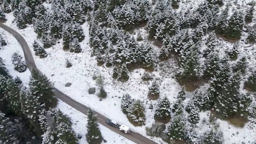 Day 2 snow road on fly rides