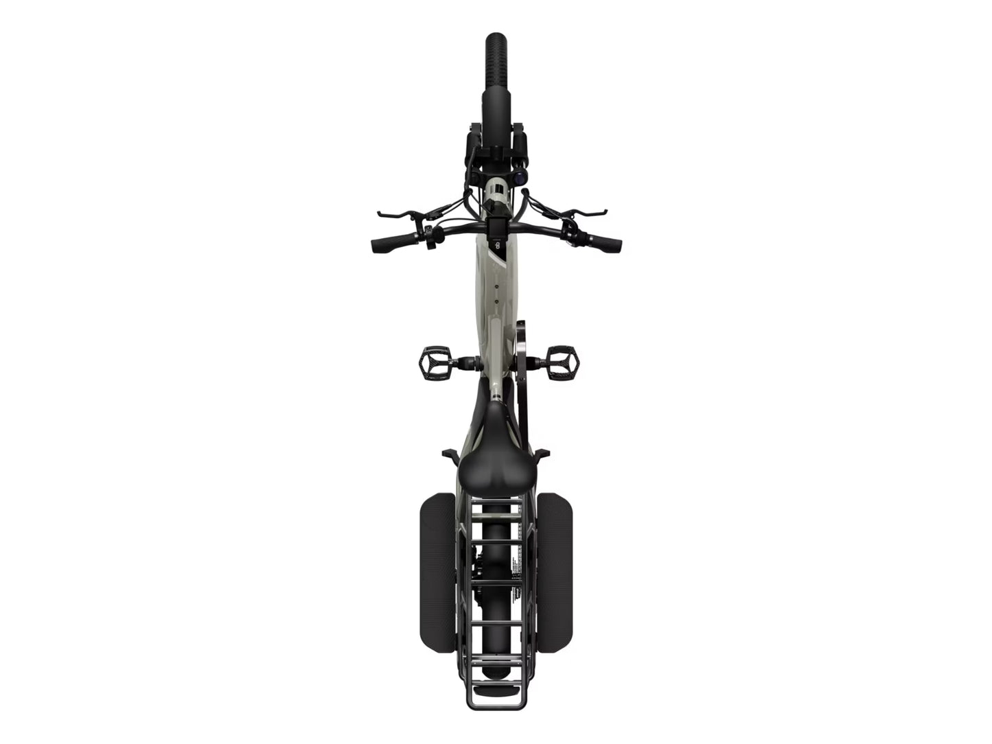 Aventon Abound Compact folding cargo eBike Sage Top view