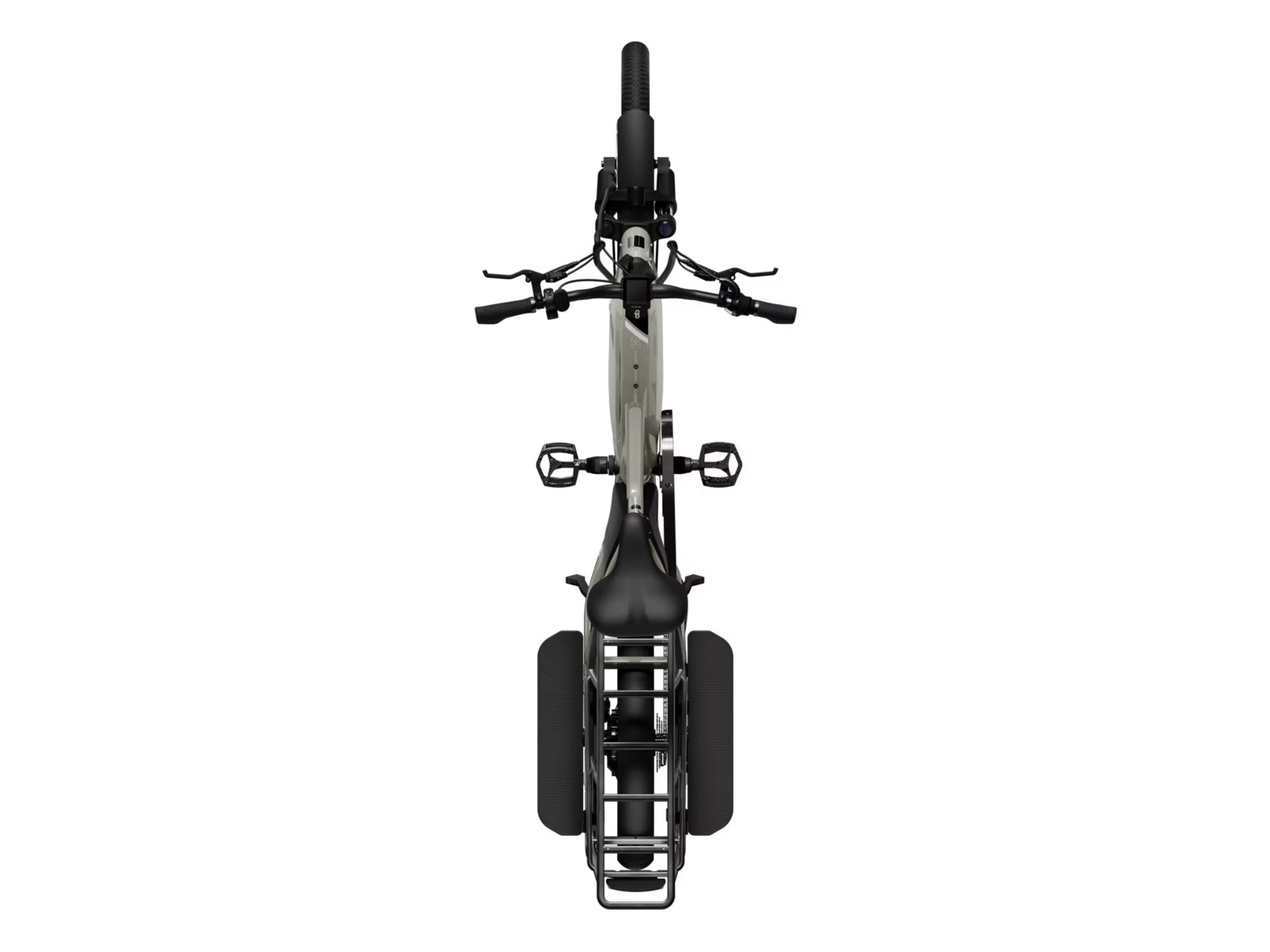 Aventon Abound Compact folding cargo eBike Sage Top view