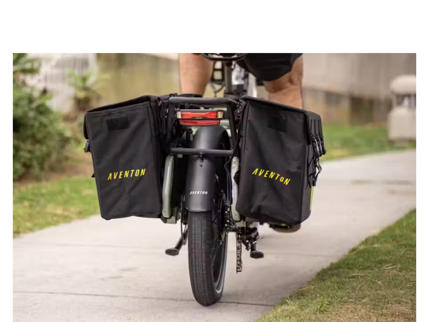 Abound Pannier shown installed on the Aventon Abound