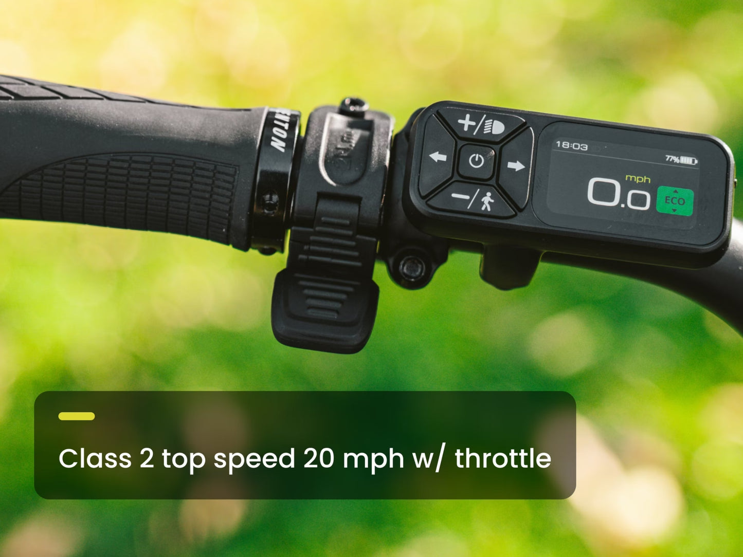 Aventon Abound SR Compact cargo Display closeup
