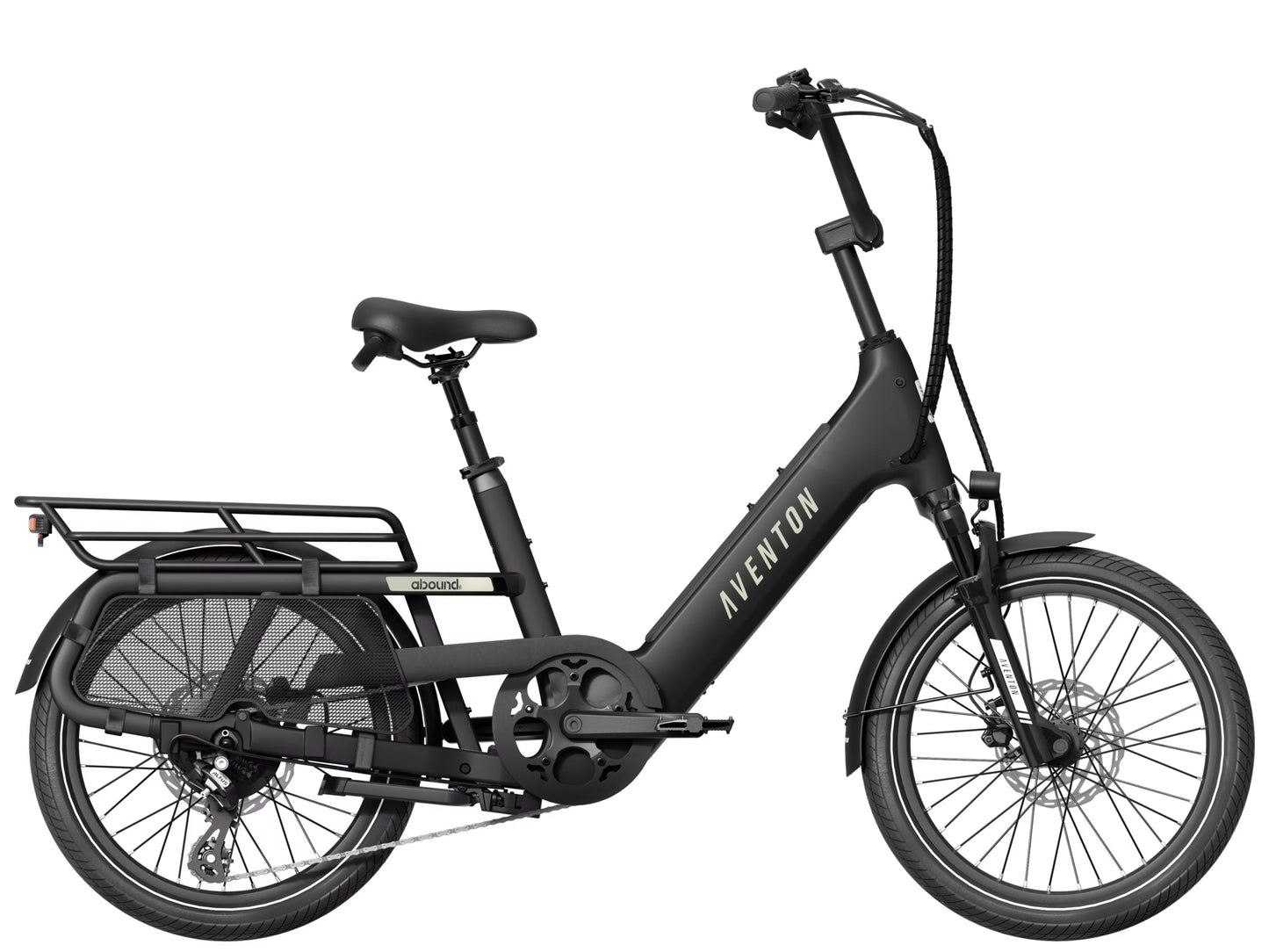 Aventon Abound SR Compact cargo Stealth Side profile