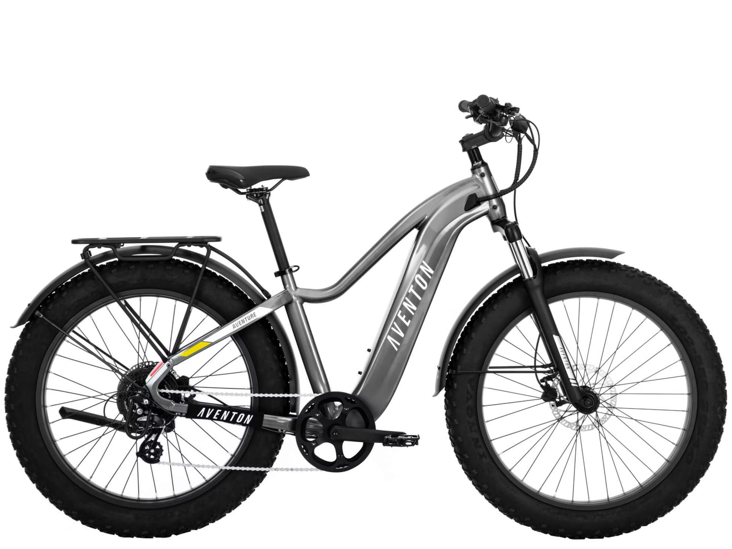 Aventon Aventure.2 Hardtail All Terrain Electric Bike Slate grey Side profile