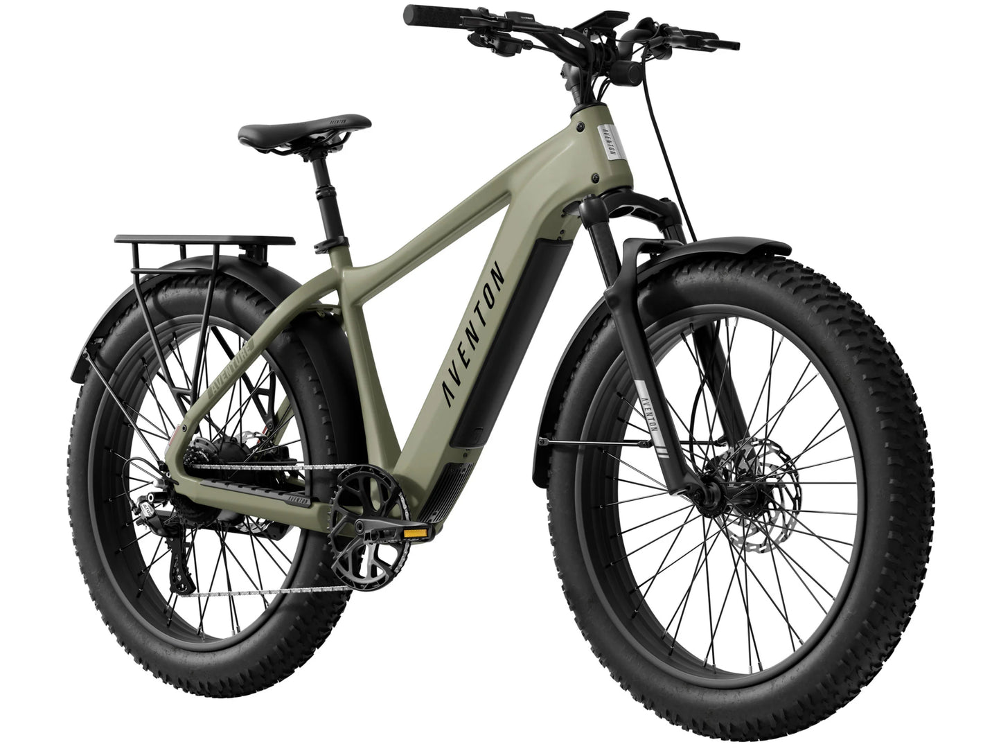 Aventon Aventure 3 eMTB Hardtail Matcha Forward facing view