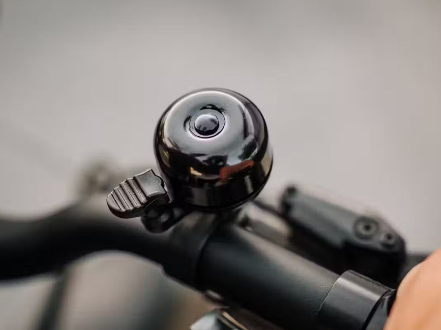 Aventon Bell Shown mounted on handlebars