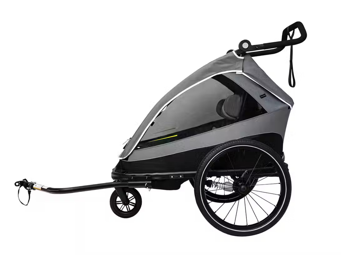Aventon Double Seat Child Trailer Side View