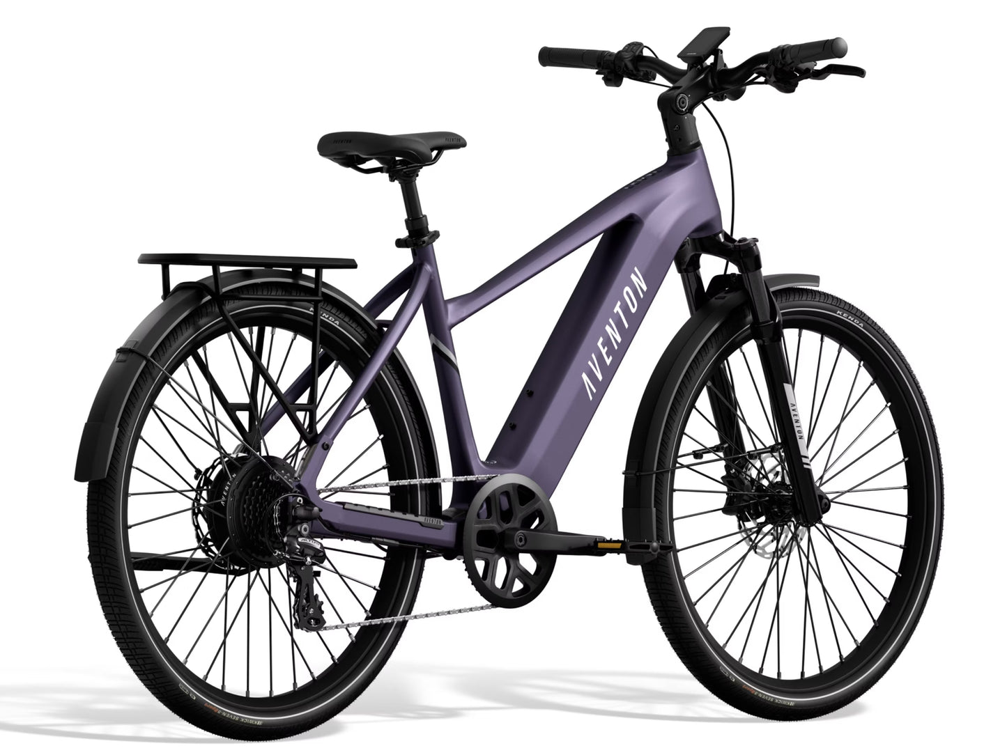 Aventon Level 3 Road / commuter eBike Matte Aurora Rear facing view