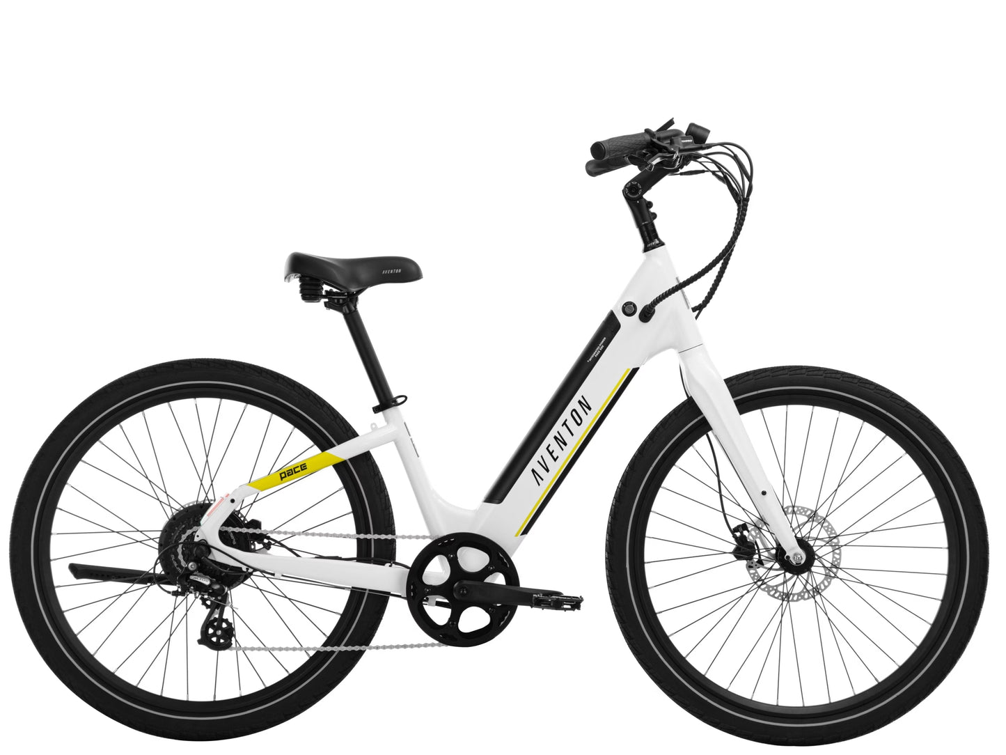 Aventon Pace 500.3 Step-Through eBike Road / commuter Ghost white Side profile