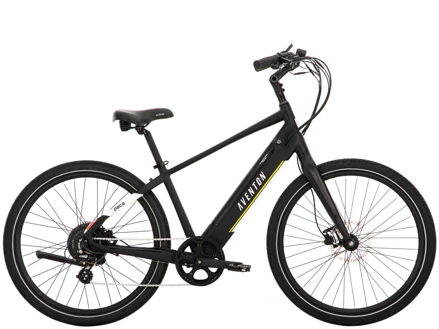 Aventon Pace 500.3 eBike Road / commuter Midnight black Side profile