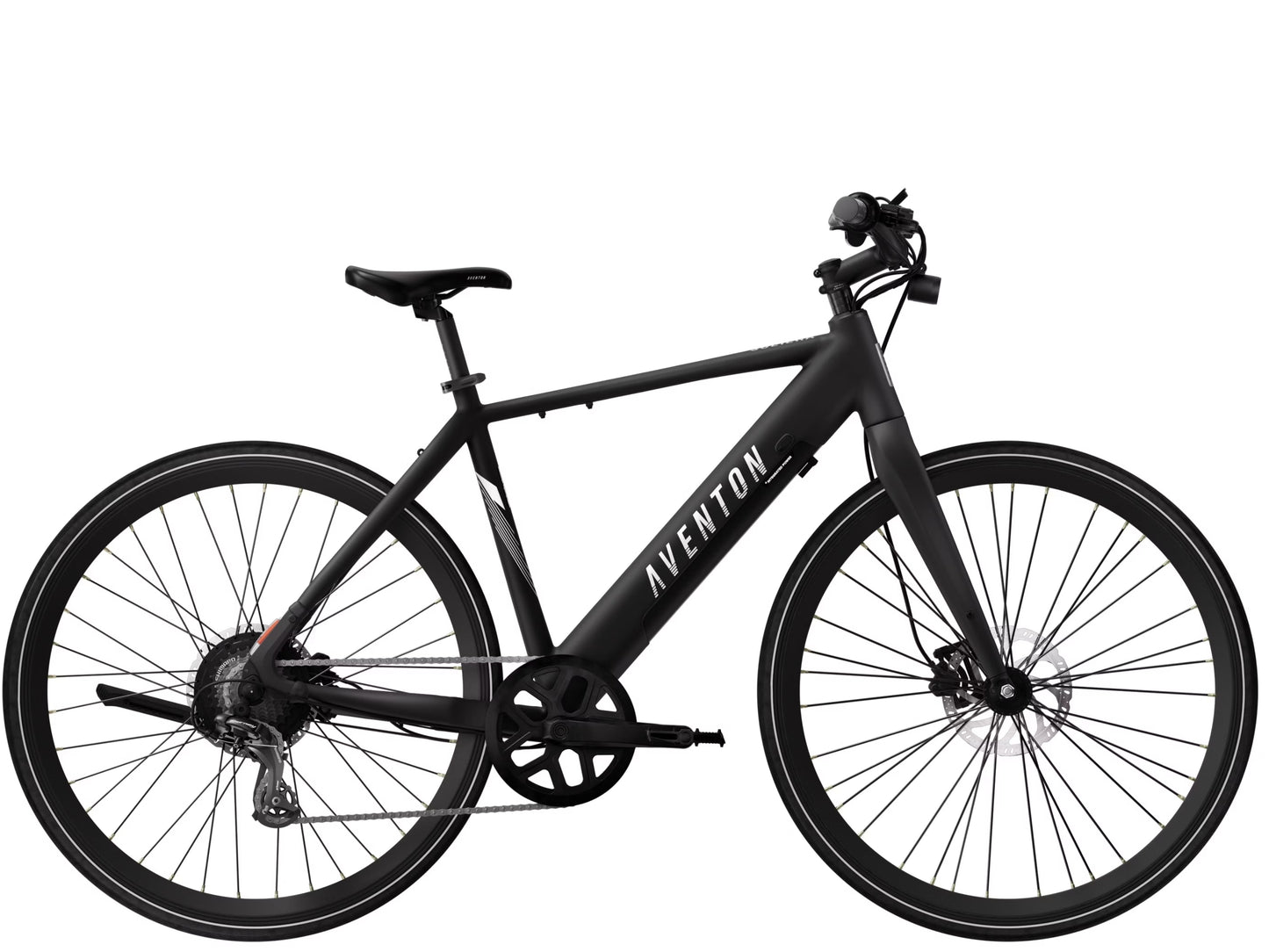 Aventon Soltera 2.5 Road /commuter Urban eBike Matte midnight black Side profile