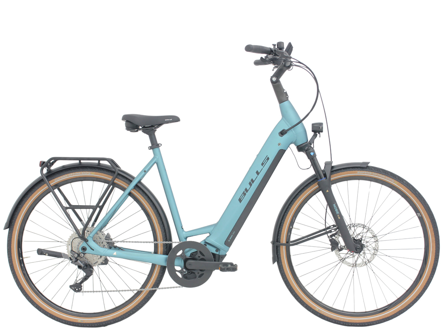 Bulls Cross Lite S High speed, Low step, Road /commuter electric bike Summit blue Side profile