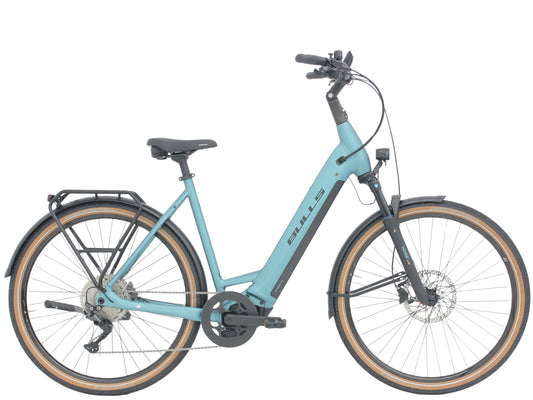 Bulls Cross Lite S High speed, Low step, Road /commuter electric bike Summit blue Side profile