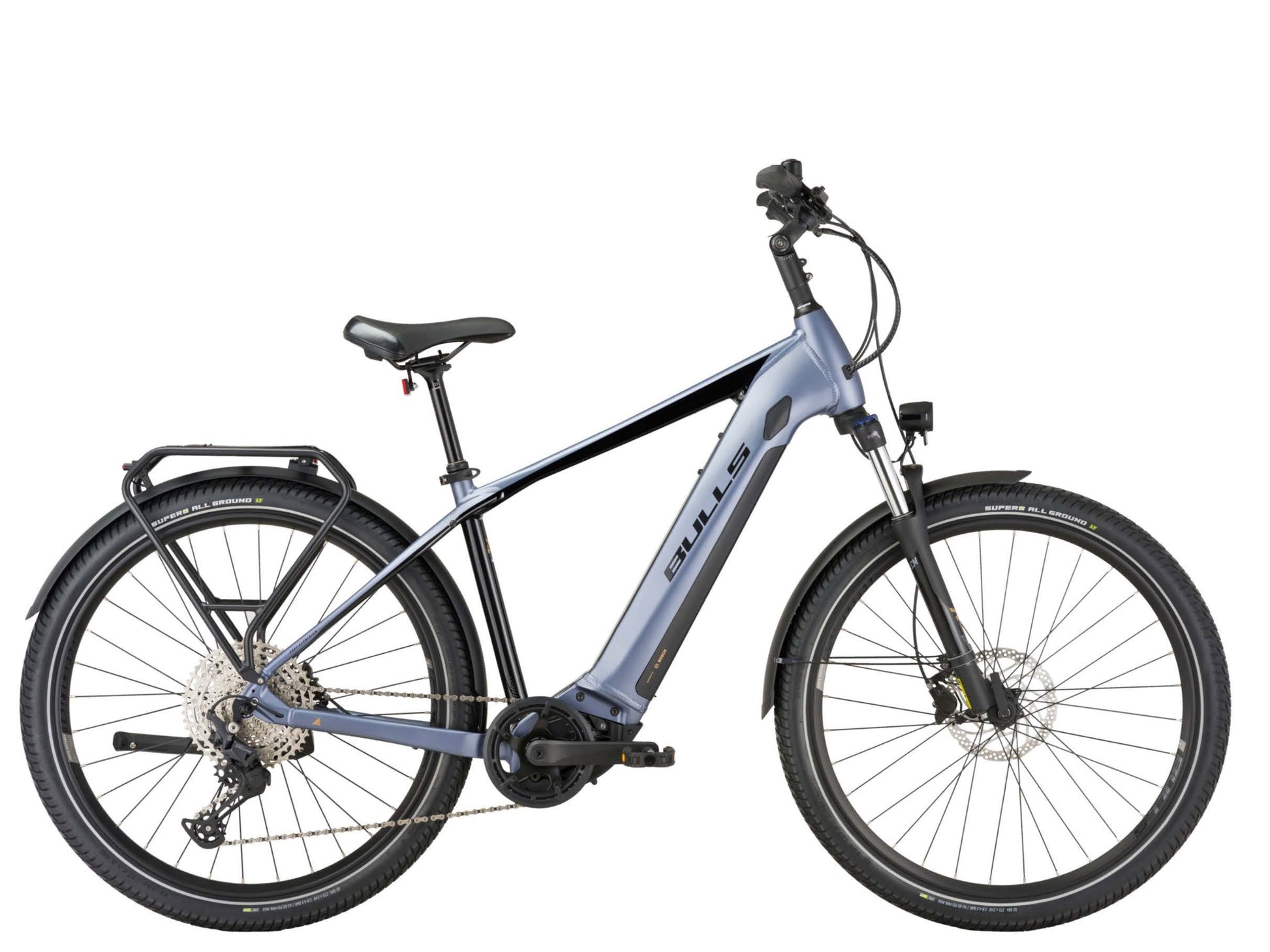 Bulls Iconic EVO 1 Speed eMTB hard tail light grey side profile on Fly Rides