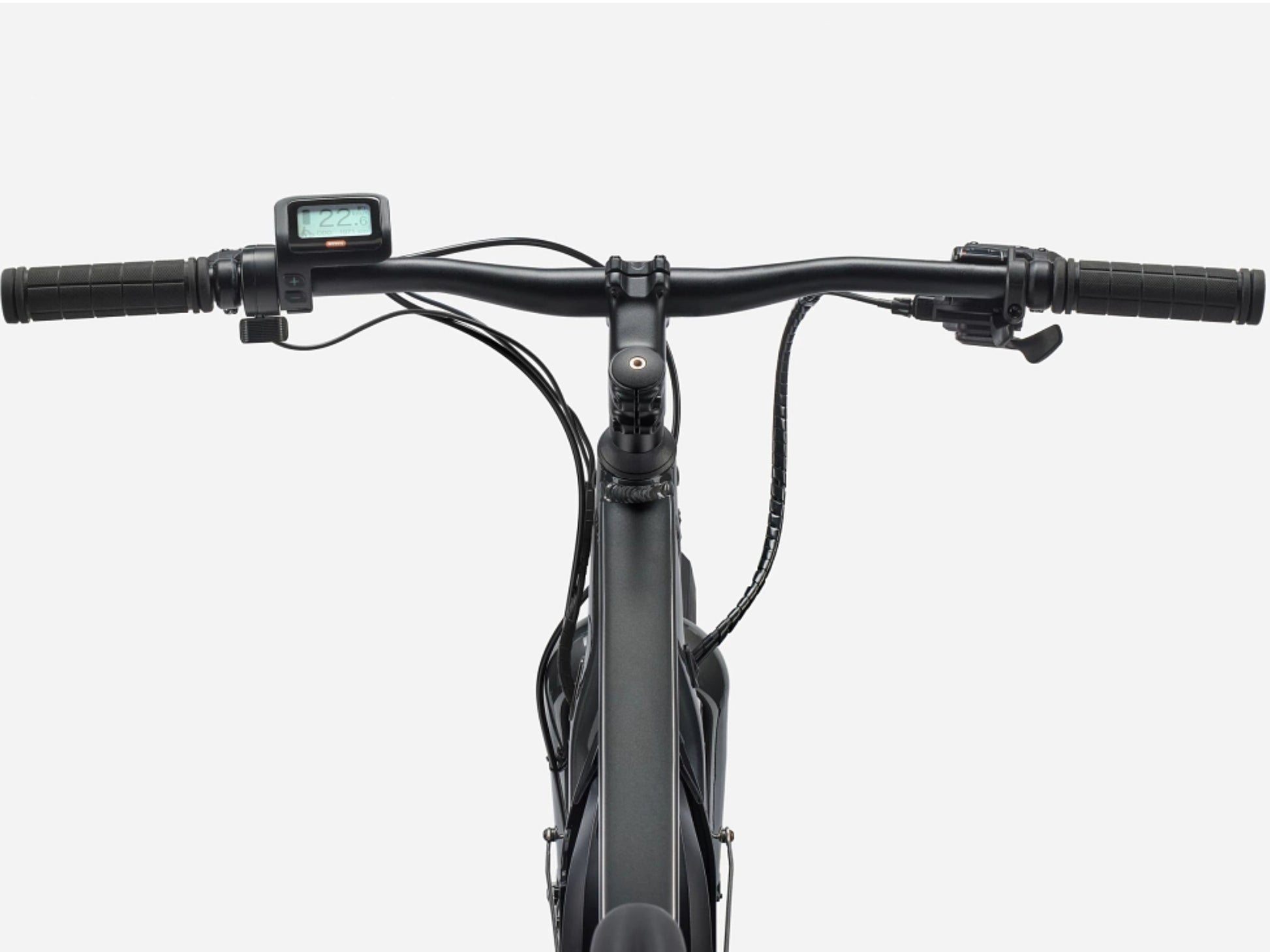 Cannondale Adventure Neo Allroad EQ Low Road/commuter Graphite Cockpit closeup