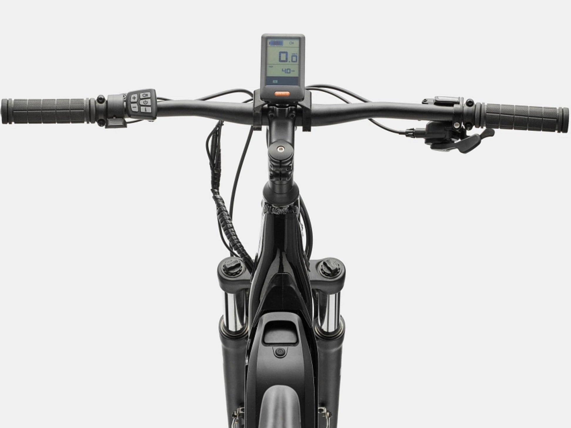 Cannondale Adventure Neo Allroad Speed Low Step-Thru Road/commuter Black Cockpit closeup