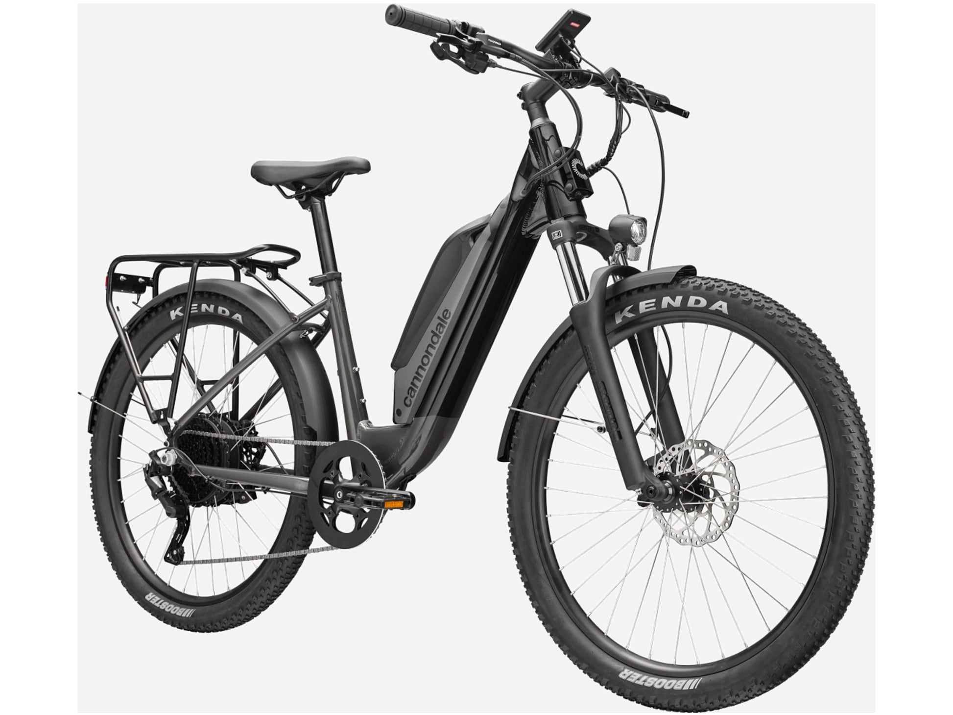 Cannondale Adventure Neo Allroad Speed Low Step-Thru Road/commuter Black Forward facing view