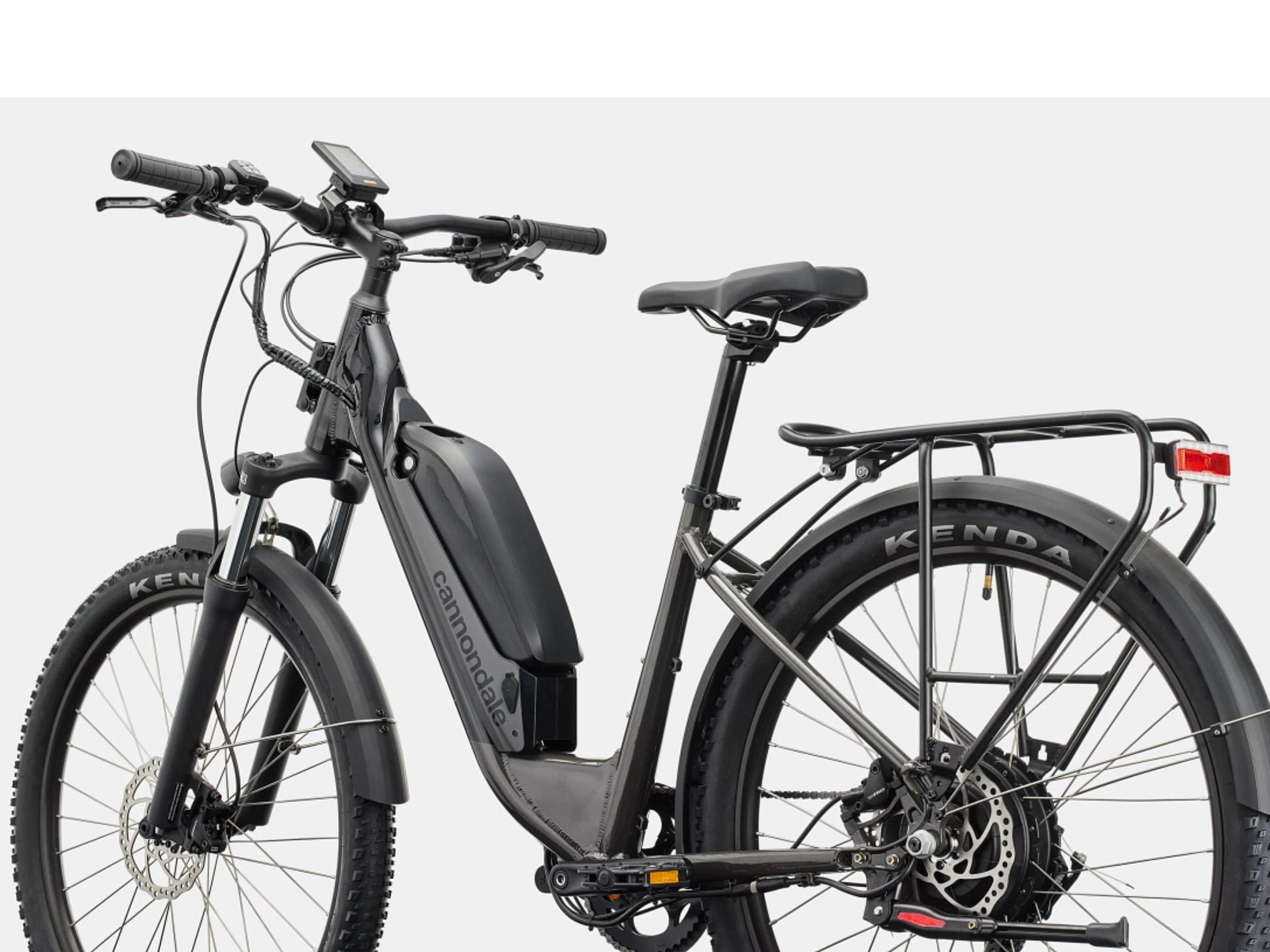 Cannondale Adventure Neo Allroad Speed Low Step-Thru Road/commuter Black Rear facing view