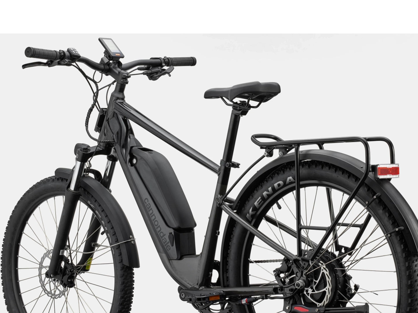 Cannondale Adventure Neo Allroad Speed Road/commuter Black Rear facing view