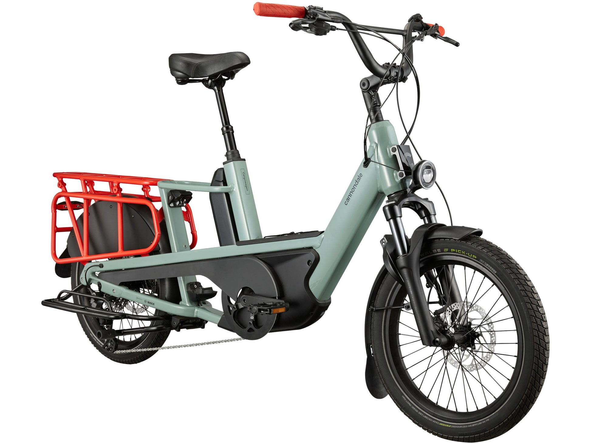 Cannondale Cargowagen Neo Cargo Electric bike Road / commuter Sage Forward facing view