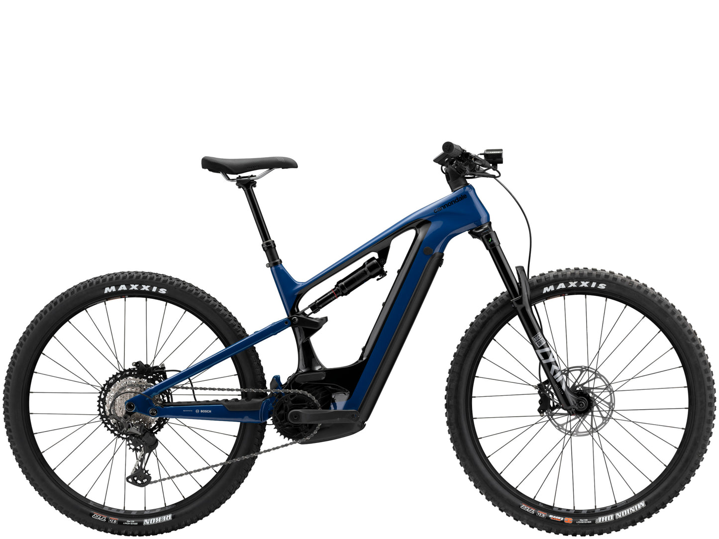 Cannondale Moterra Carbon 1 Full Suspension eMTB Abyss blue Side profile
