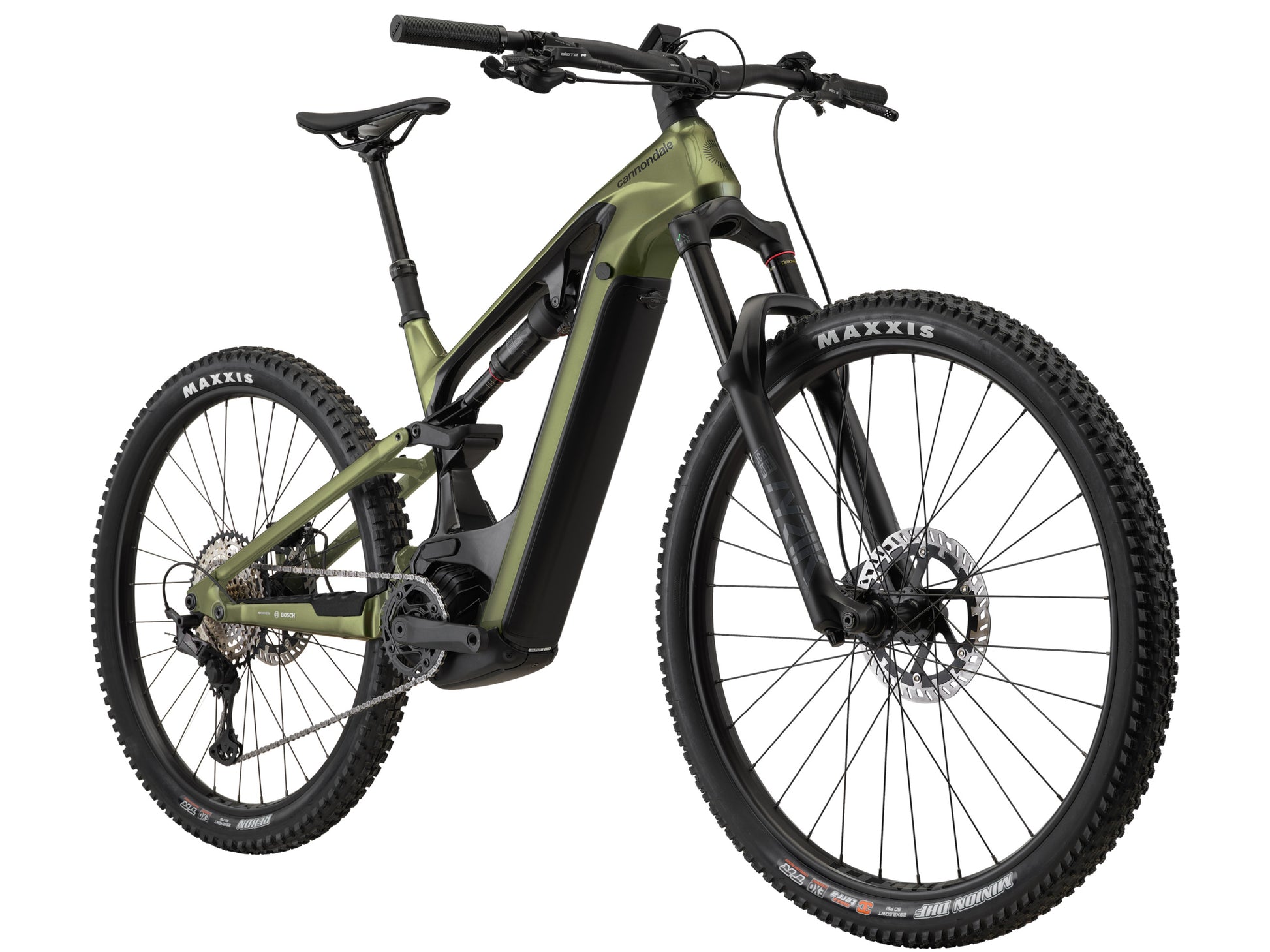 Cannondale Moterra Carbon 2 eMTB Full suspension Mantis Forward facing view