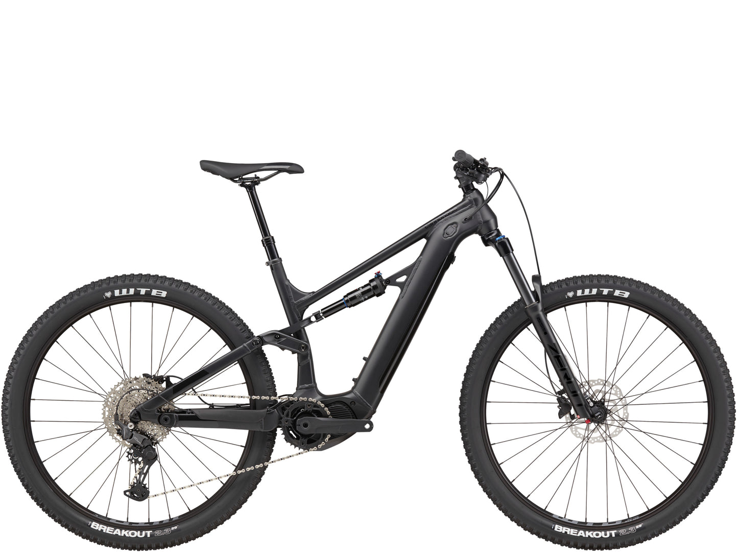Cannondale Moterra S4 eMTB Full Suspension Smoke Side profile