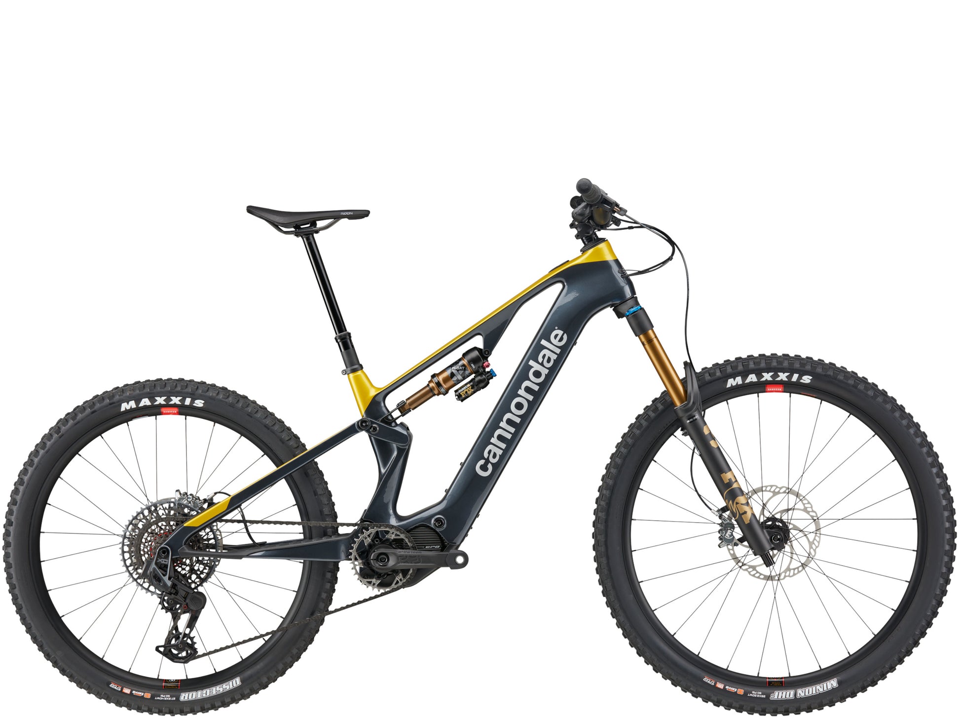 Cannondale Moterra SL1 Full suspension eMTB Tungsten blue Side profile