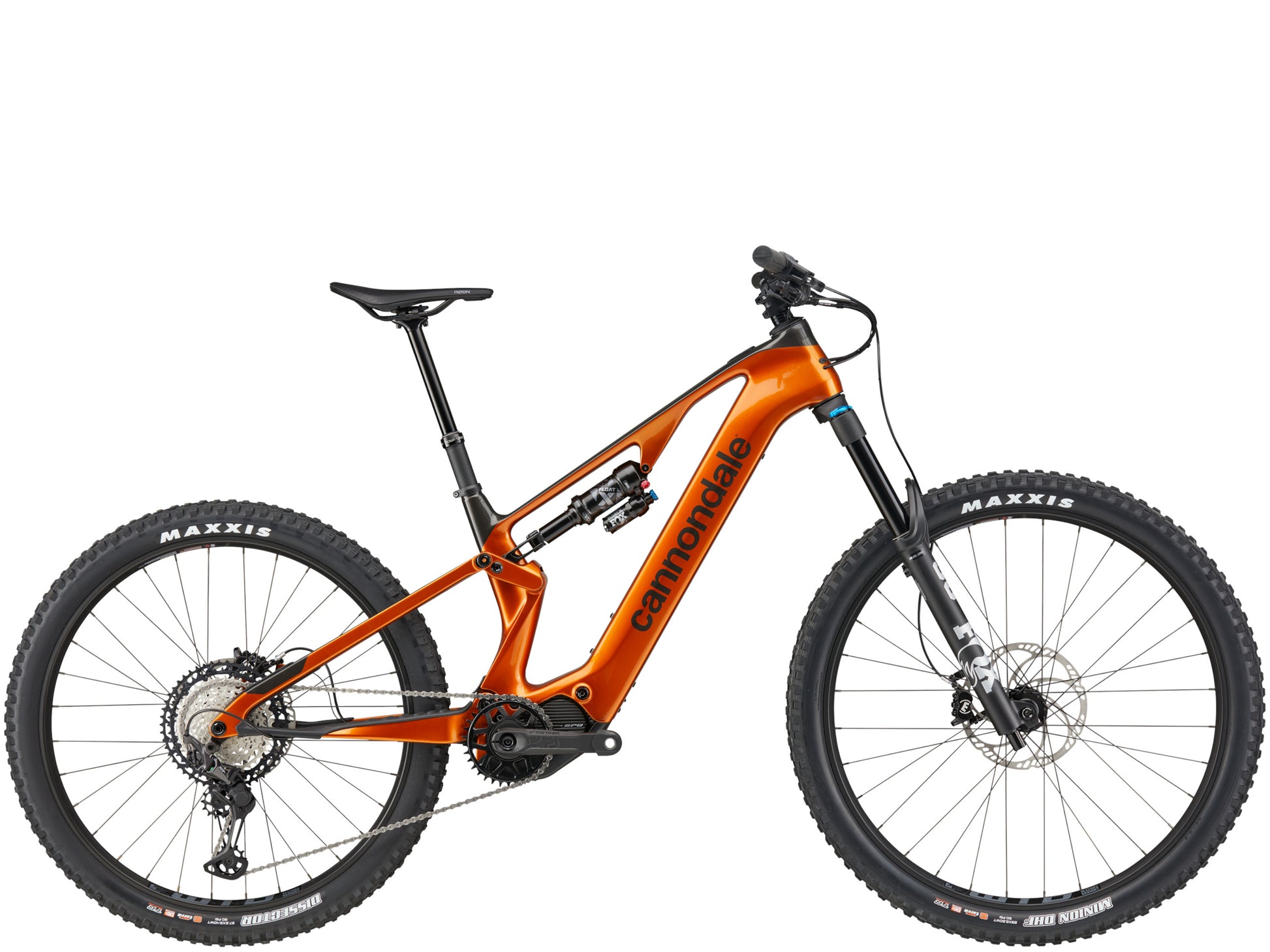 Cannondale Moterra SL 2 Dual suspension eMTB Tiger's eye Side profile