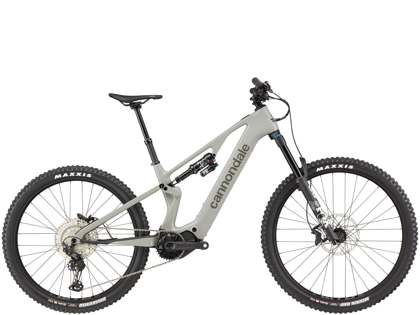 Cannondale Moterra SL 2 Dual suspension eMTB Tiger shark Side profile