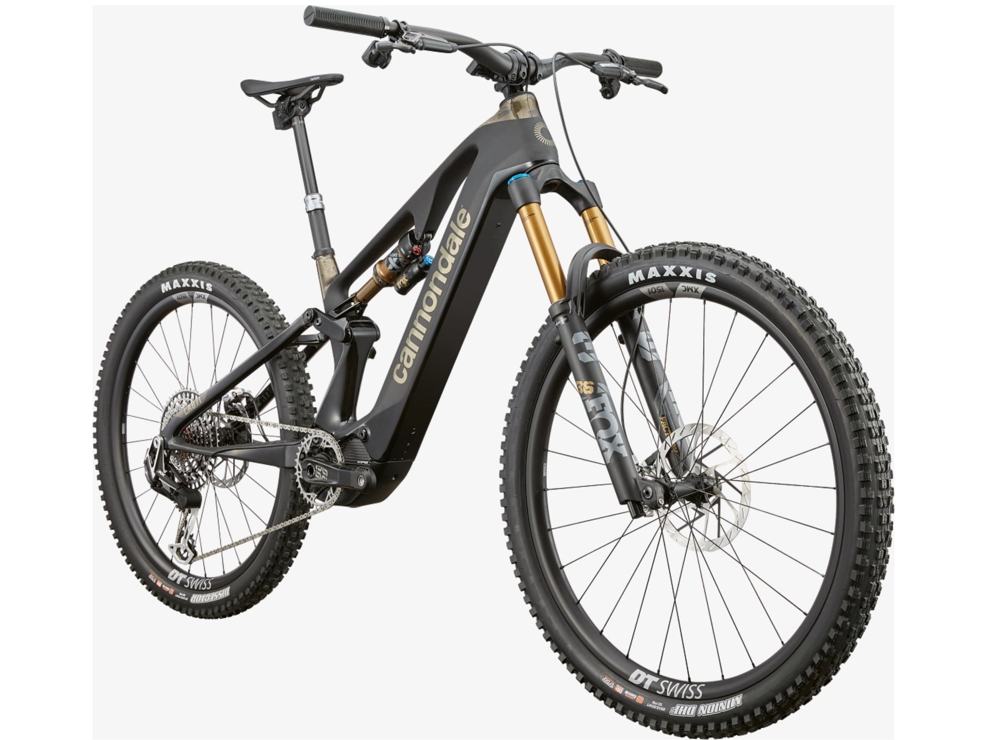 Cannondale Moterra SL LAB71 Dual Suspension eMTB Pewter Forward facing view