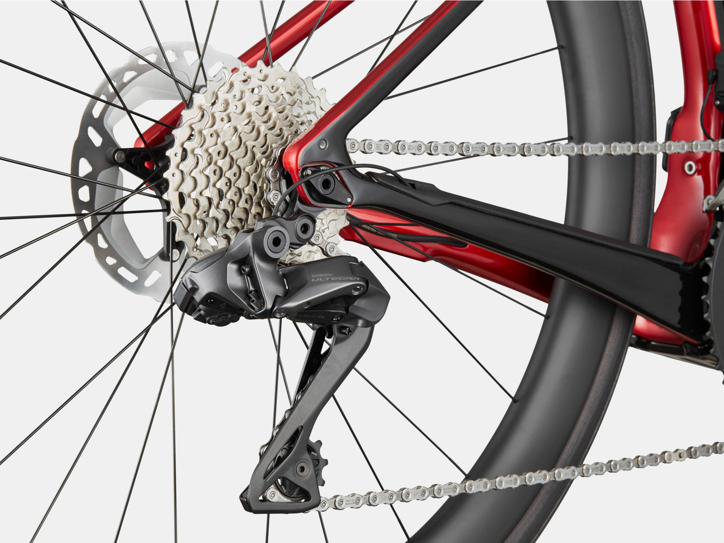 Cannondale Synapse neo Electric bike High Speed Road / commuter Black Drivetrain closeup