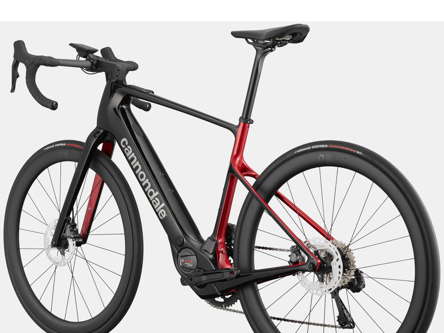 Cannondale Synapse neo Electric bike High Speed Road / commuter Black Rear facing view