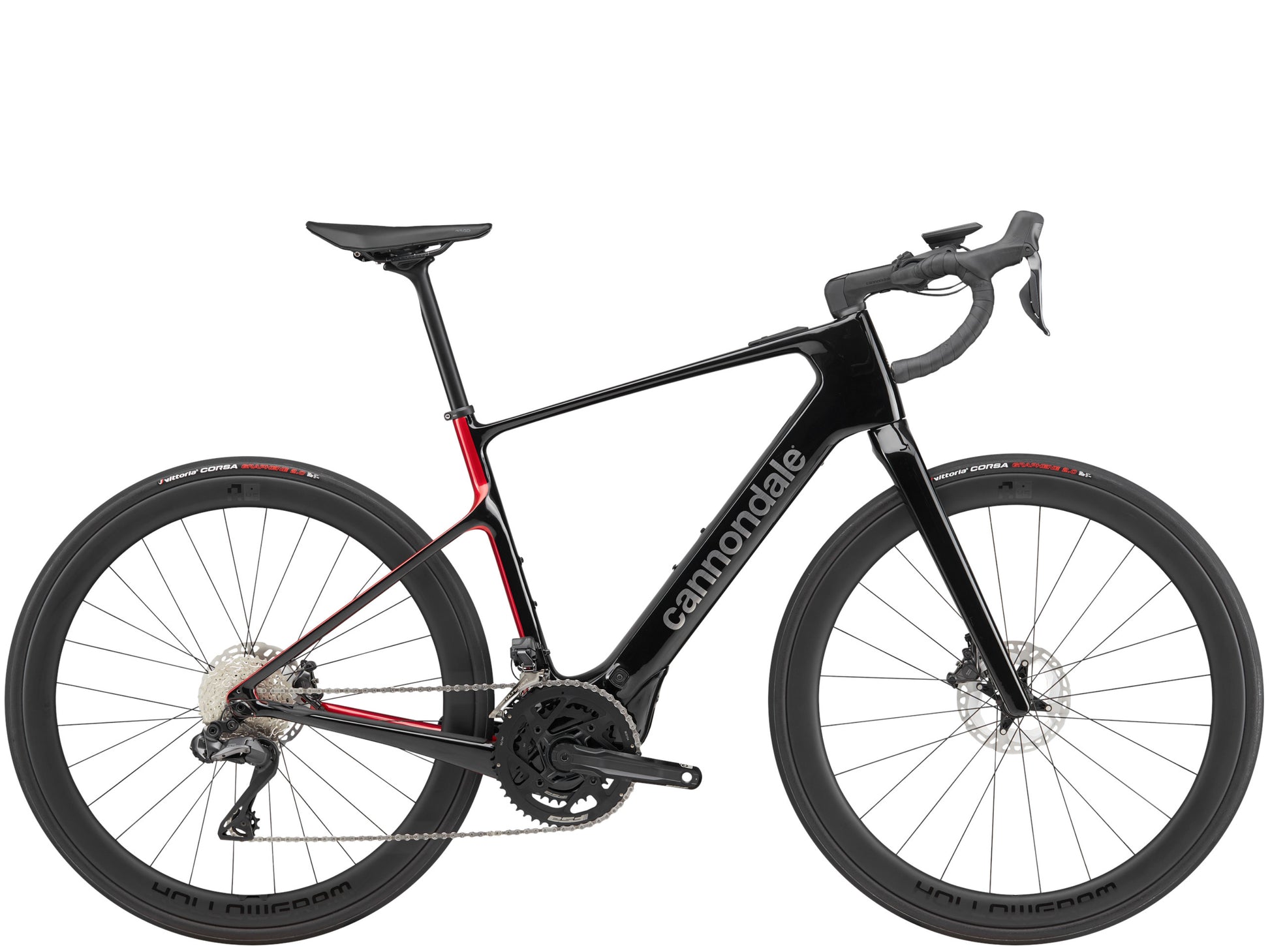 Cannondale Synapse neo Electric bike High Speed Road / commuter Black Side profile