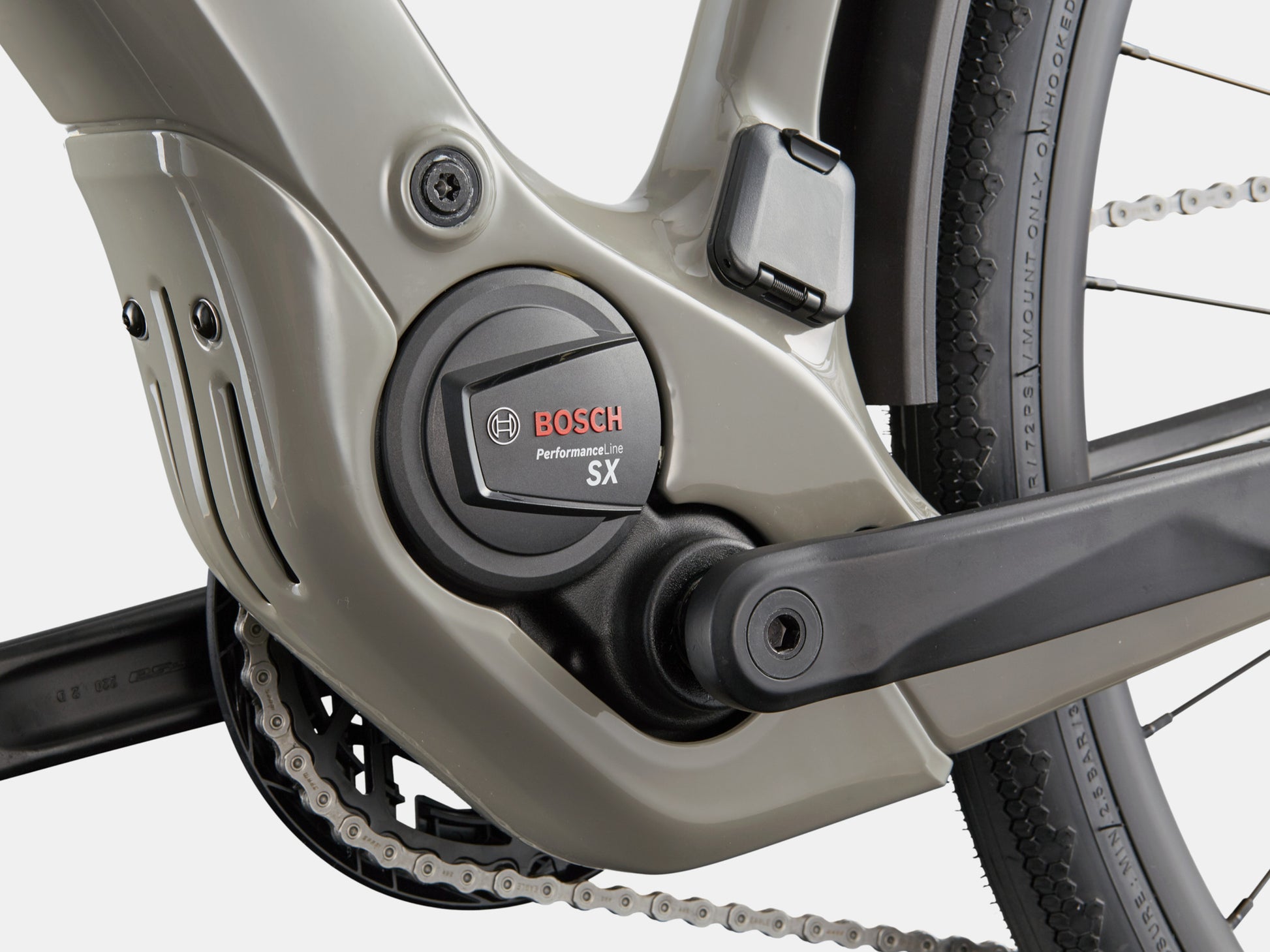 Cannondale Tesoro Carbon 1 Electric bike High Speed Road / commuter Stealth grey Motor closeup