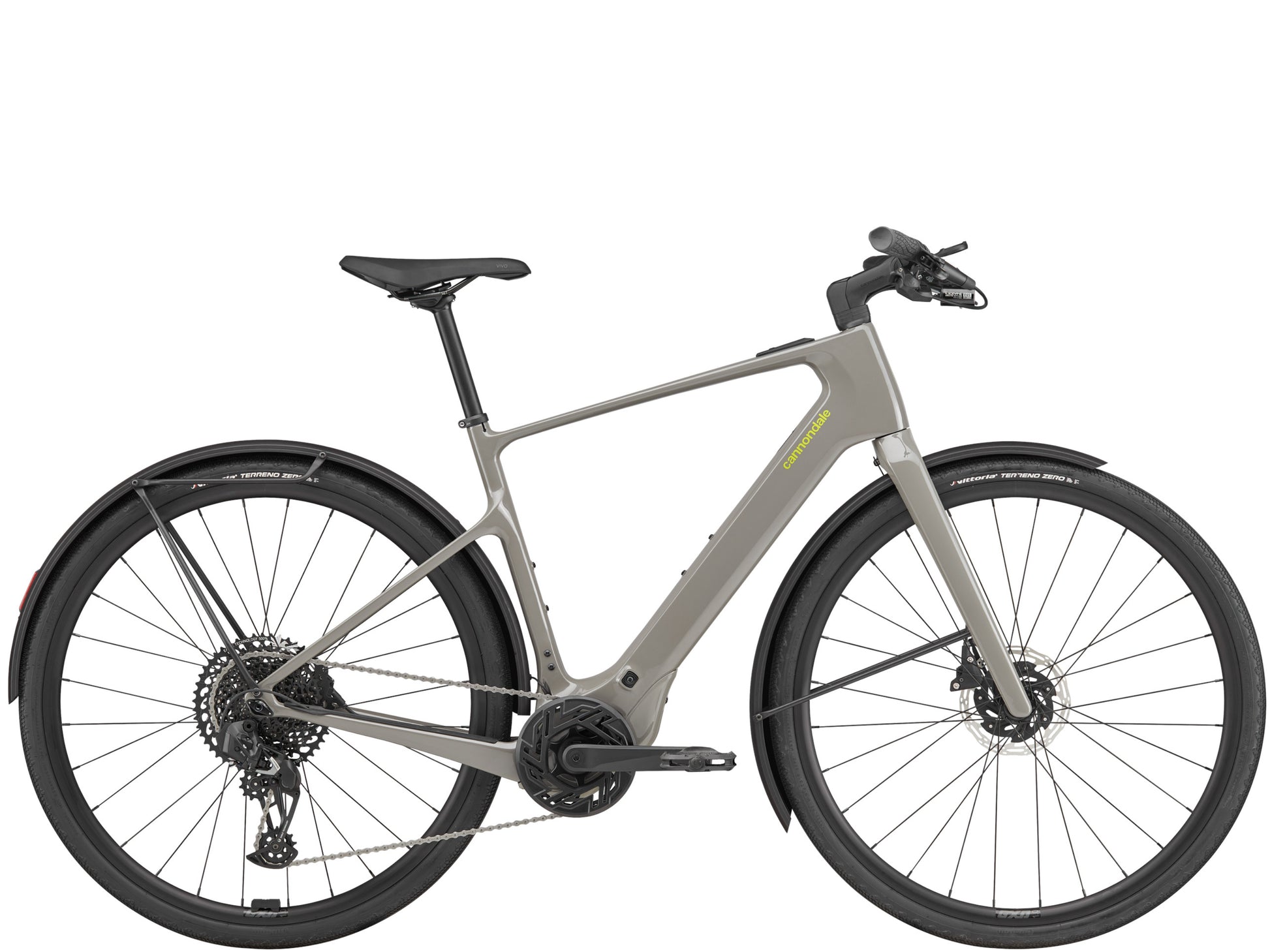 Cannondale Tesoro Carbon 1 Electric bike High Speed Road / commuter Stealth grey Side profile
