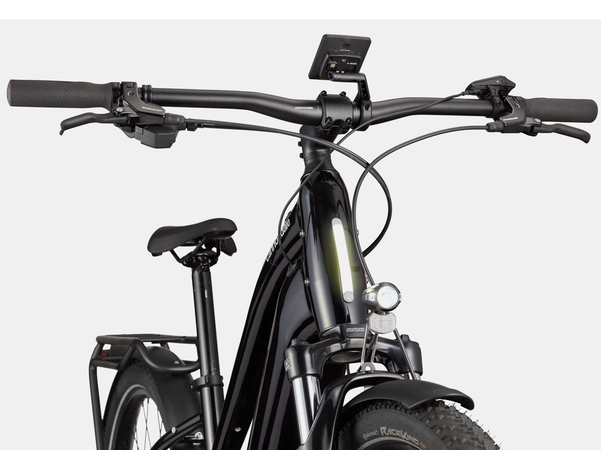 Cannondale Tesoro X 2 Step Thru Electric bike High Speed Road / Commuter Mantis Cockpit closeup
