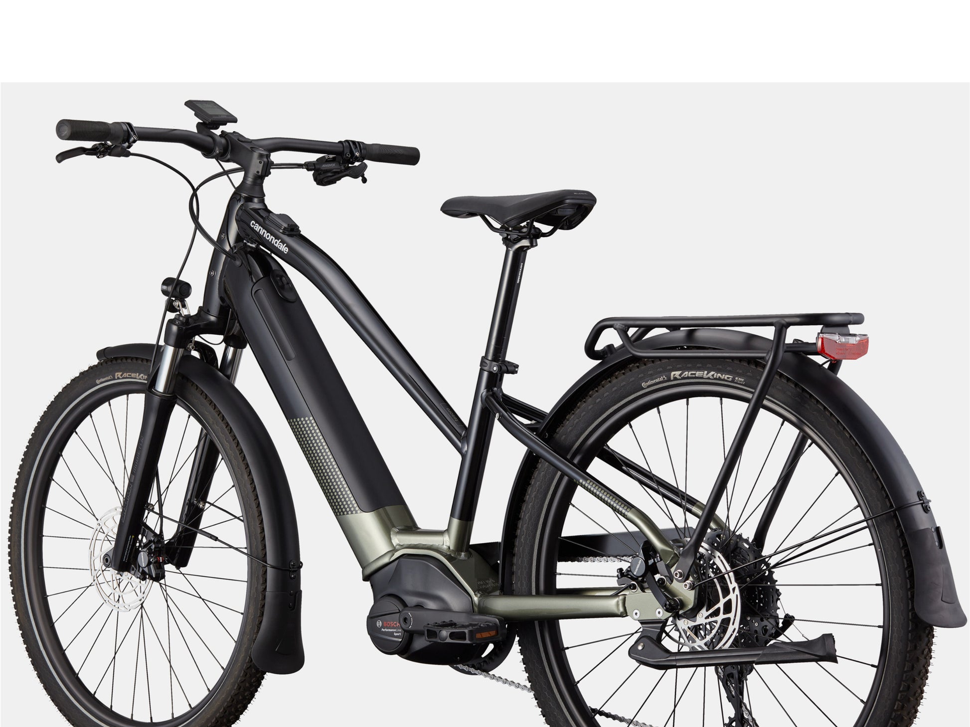 Cannondale Tesoro X 2 Step Thru Electric bike High Speed Road / Commuter Mantis Rear facing view