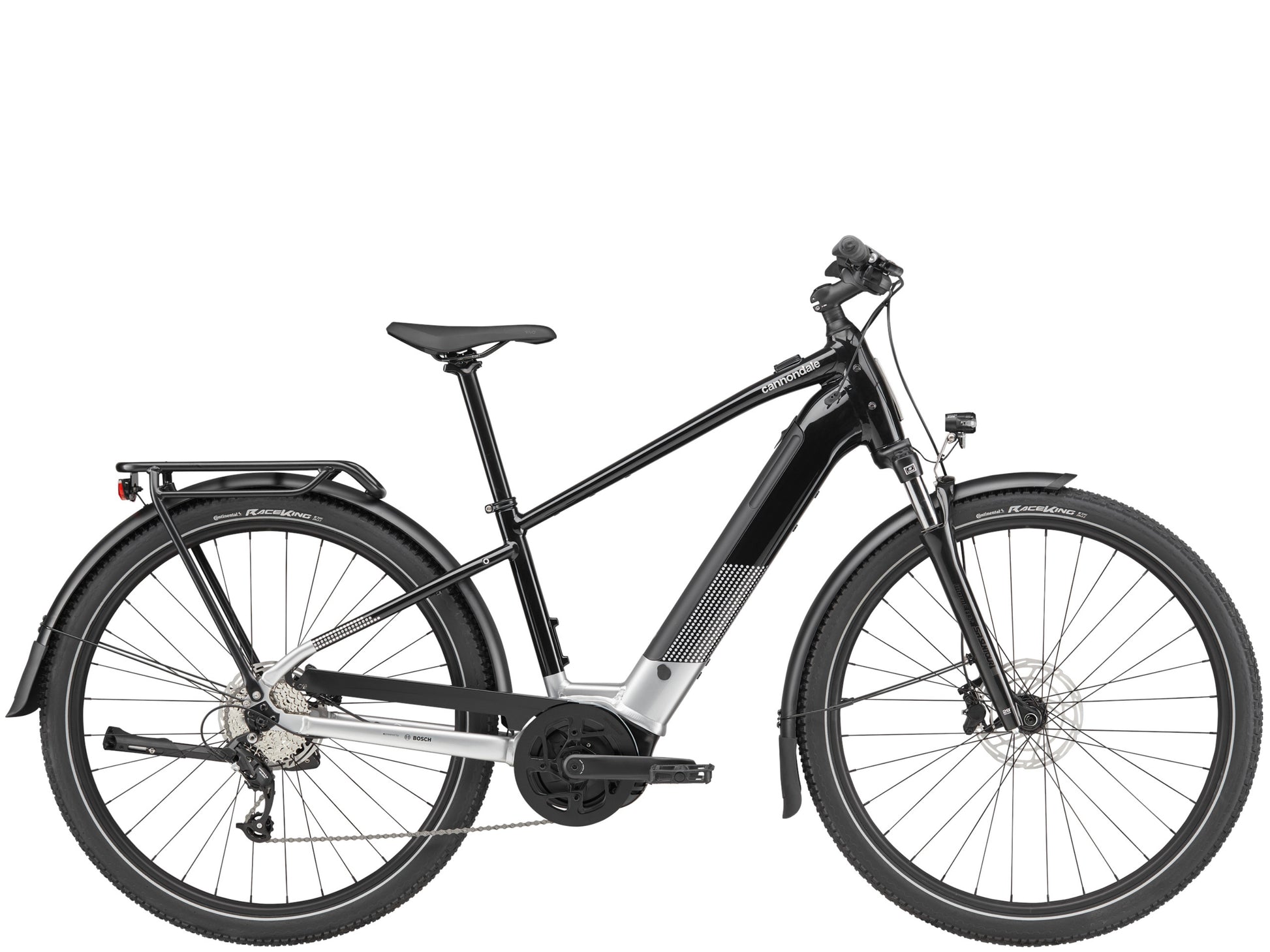 Cannondale Tesoro X3 Electric Bike High Speed Road / commuter Mercury Side profile