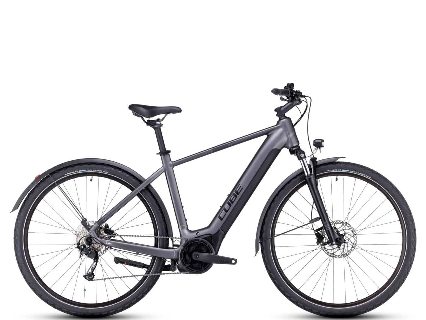 Cube Nuride Hybrid Pro 500 Allroad black 'n' metal side profile