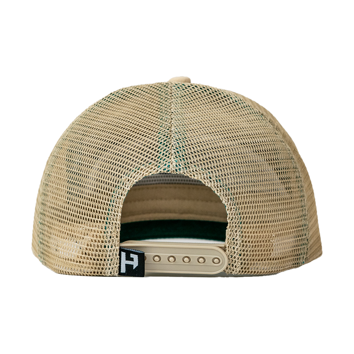 Handup Trucker Hat - Cream/Green