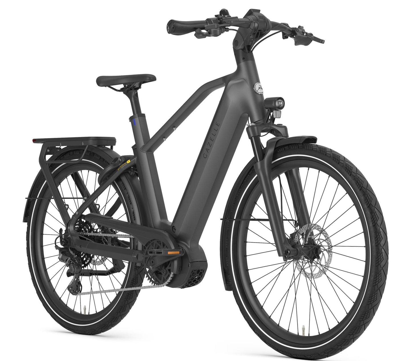 Gazelle Eclipse T11+ High step Anthracite grey Angled view