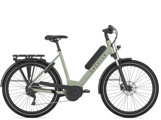 Gazelle Medeo T9 City Carmel khaki Side profile