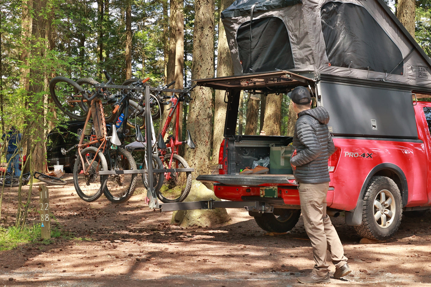 Lolo Racks Boss Swingout and 6 bike rack System