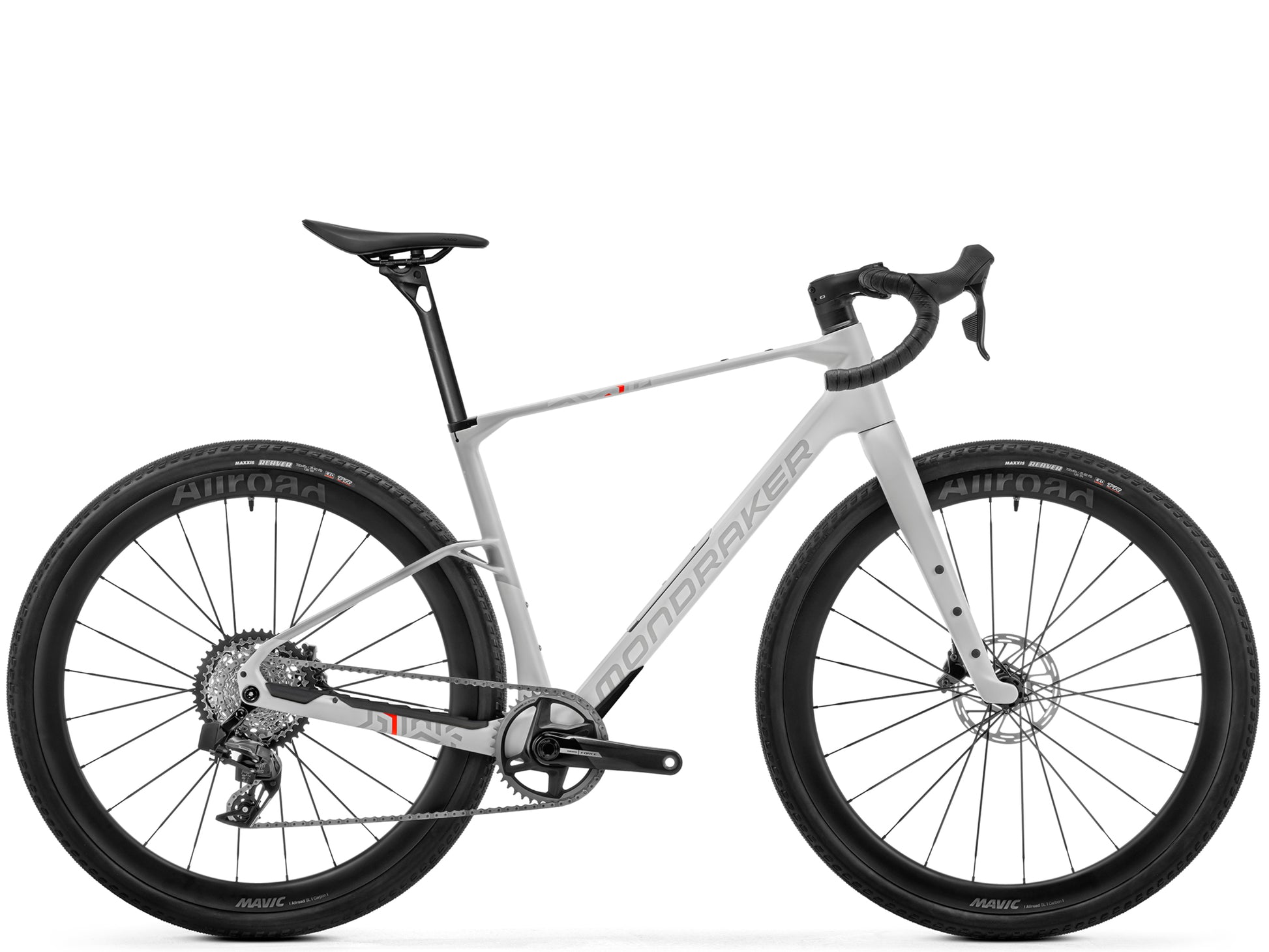 Mondraker Arid Carbon RR Gravel Road / commuter bike Bunker grey Side profile