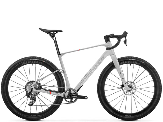 Mondraker Arid Carbon RR Gravel Road / commuter bike Bunker grey Side profile
