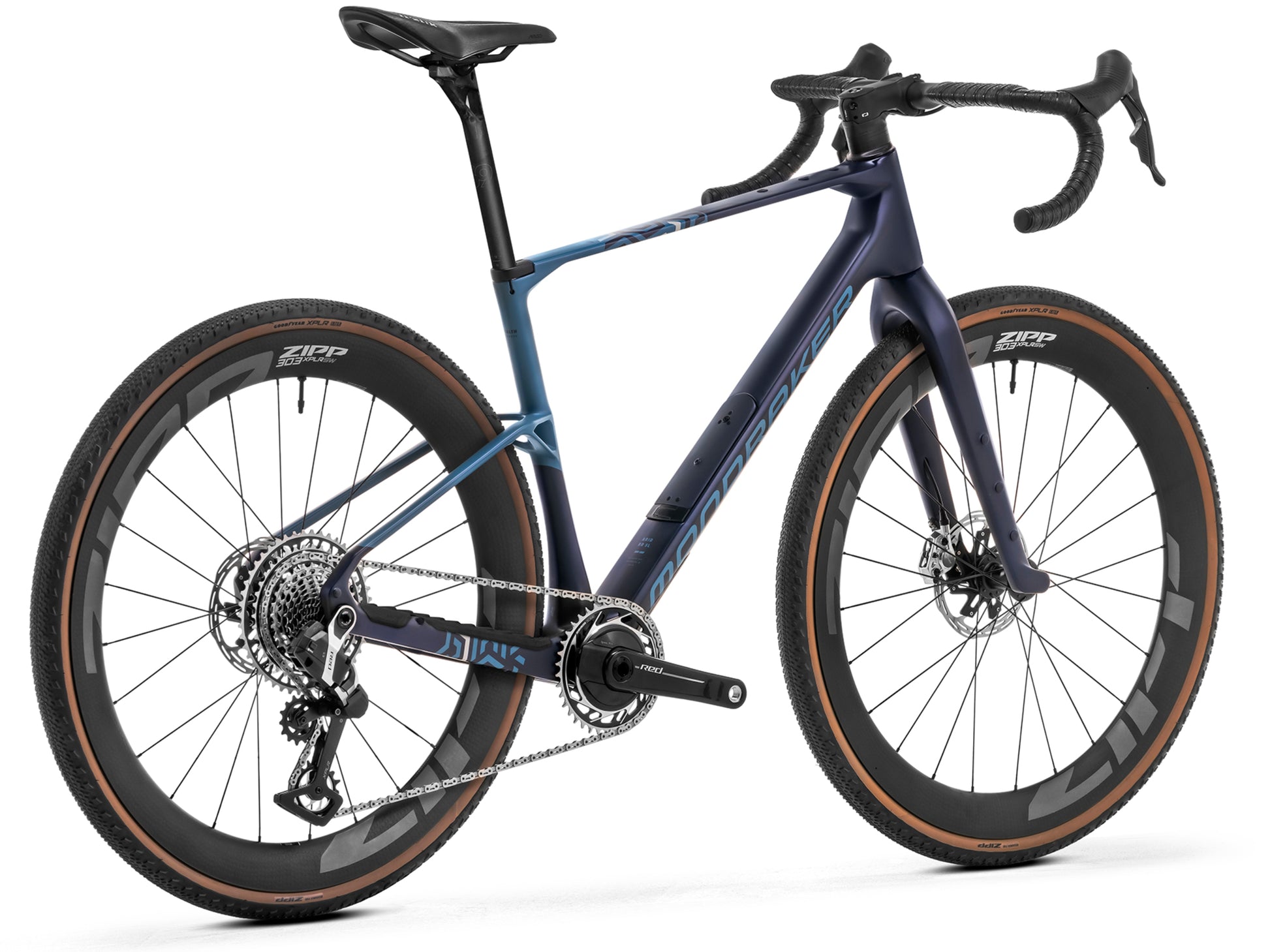 Mondraker Arid Carbon RR SL Gravel Road / commuter bike Midnight blue Rear facing view