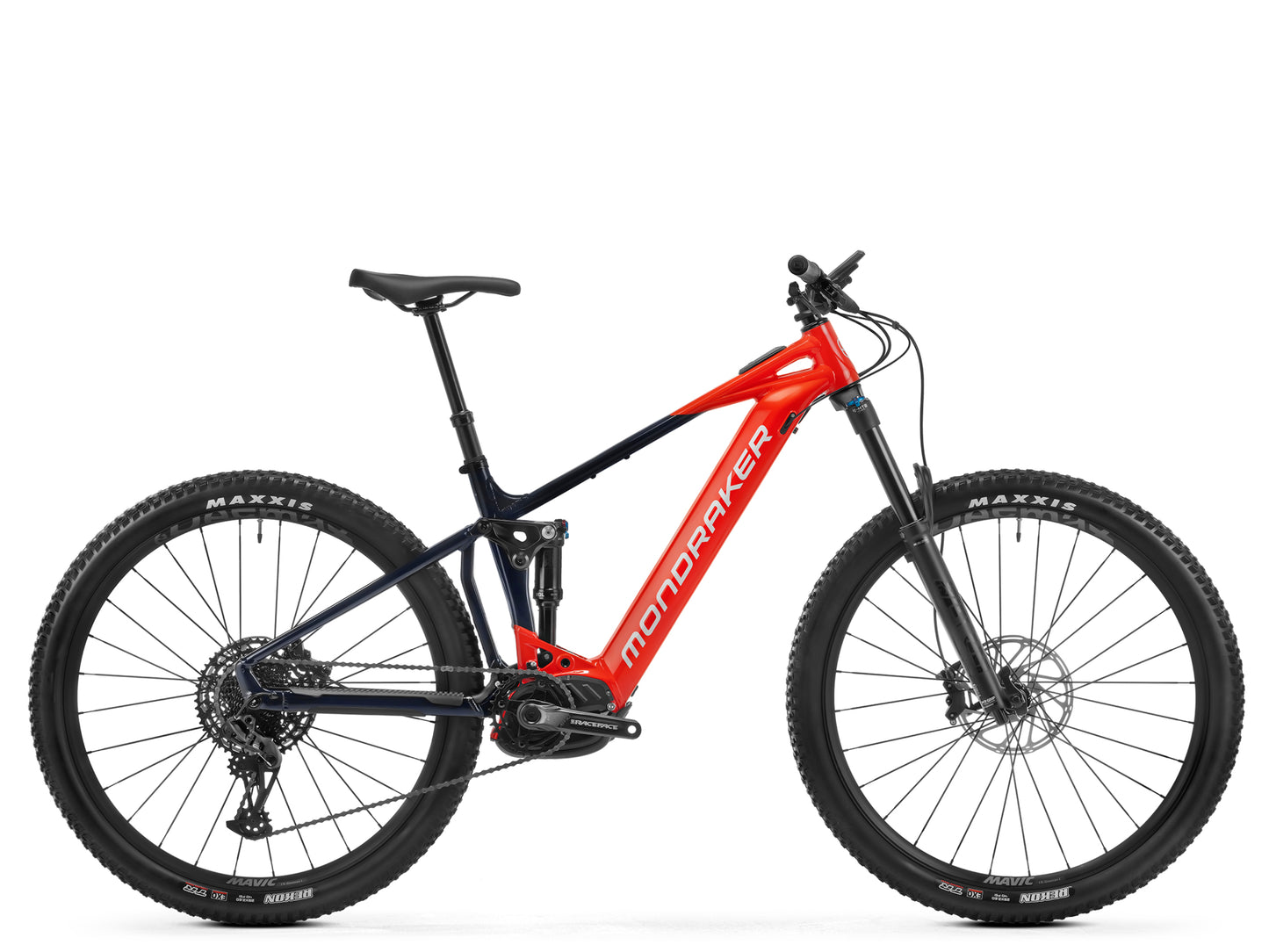 Mondraker Chaser R Enduro eMTB Flame red Side profile