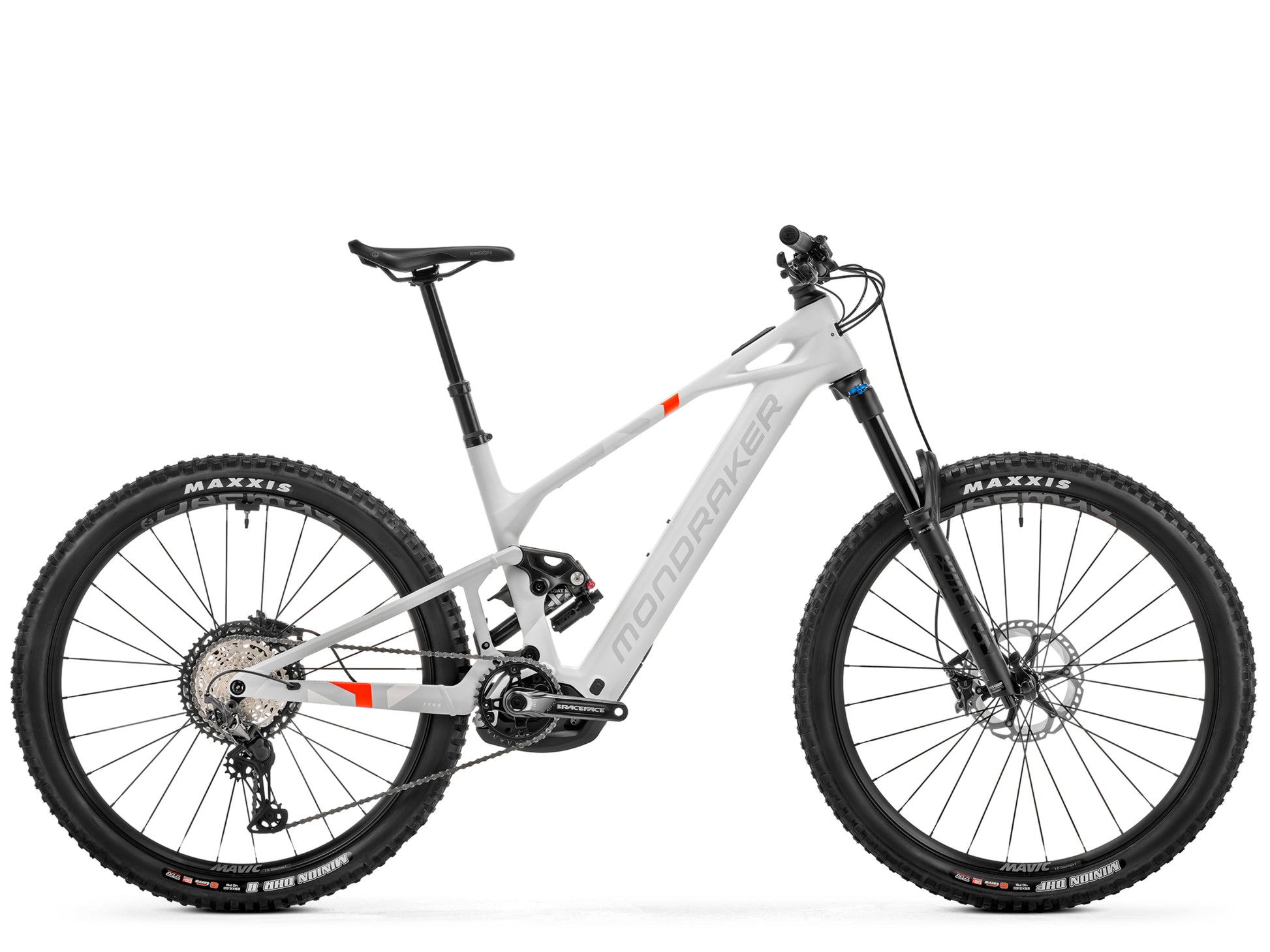 Mondraker Crafty Carbon R Enduro eMTB Bunker grey Side profile